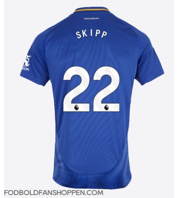 Leicester City Oliver Skipp #22 Hjemmebanetrøje 2024-25 Kortærmet